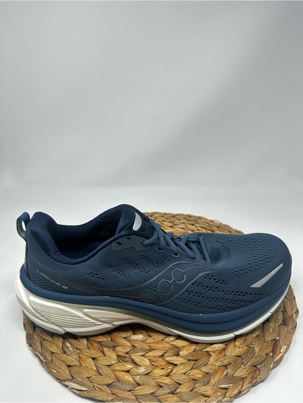 SAUCONY Hurricane 25 Running Shoes Dusk Iceberg Size 12 WIDE Men's